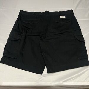 Polo Ralph Lauren Cargo Shorts Men's 44B Black Pockets Cotton Twill Baggy Hike